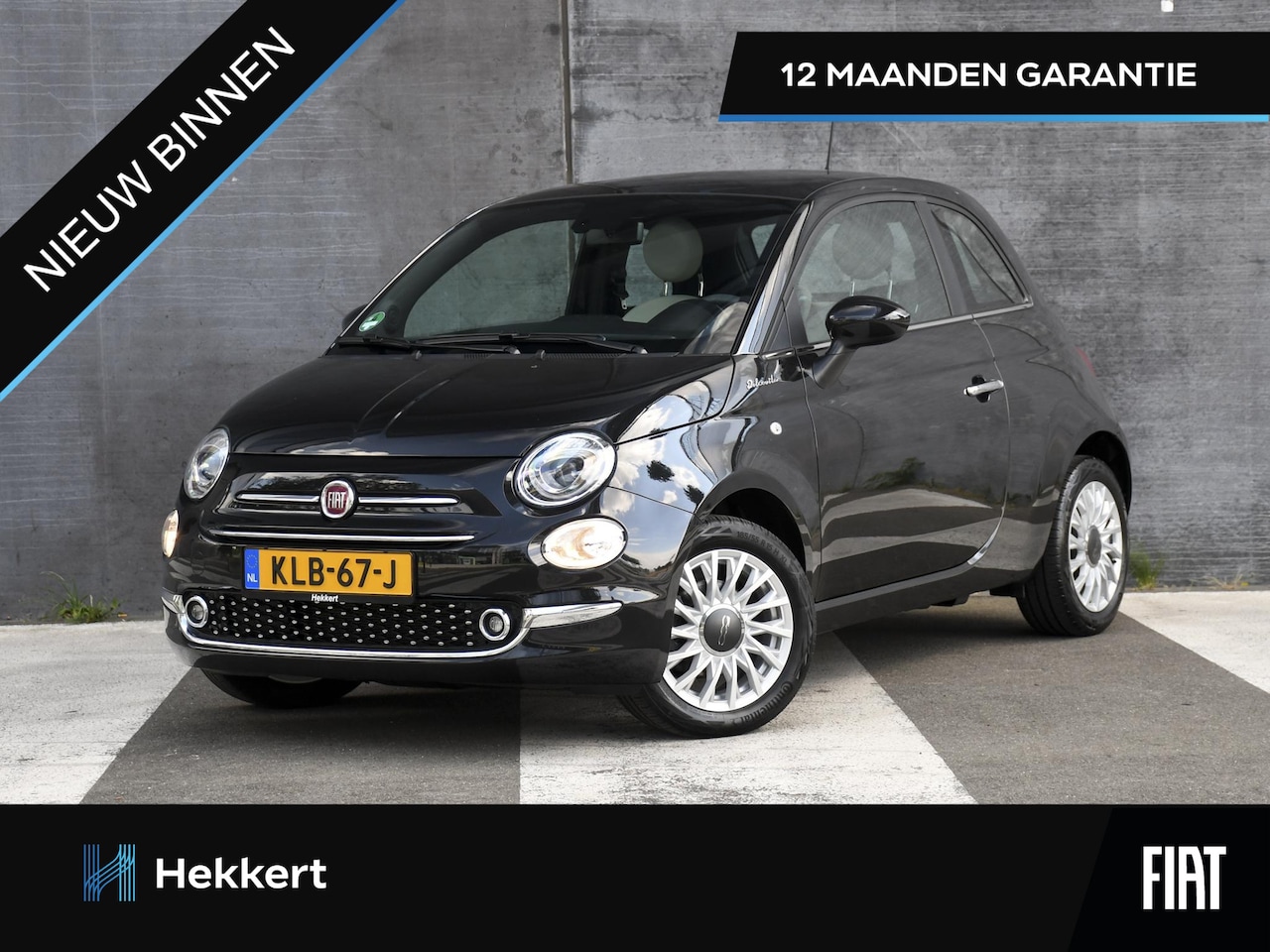Fiat 500 - Dolcevita 1.0 Hybrid 70pk PANO | PDC ACHTER | 15''LM | CRUISE.C | APPLE-CARPLAY | DAB - AutoWereld.nl