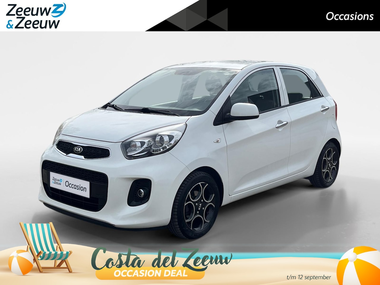 Kia Picanto - 1.0 CVVT DynamicLine | Climate Control | Cruise Control | LED dagrijverlichting | LM velge - AutoWereld.nl
