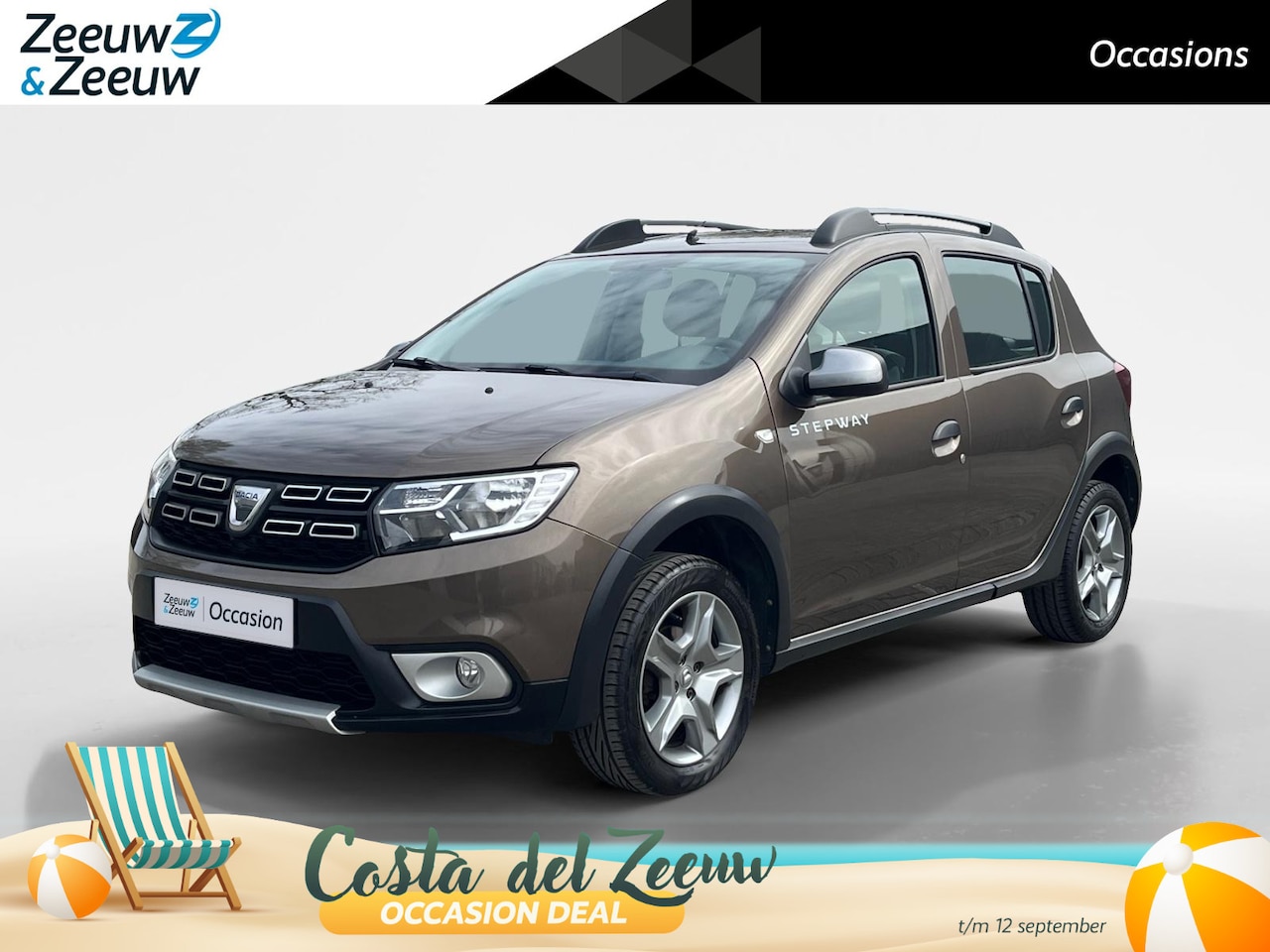 Dacia Sandero - 0.9 TCe Tech Road | Achteruitrijcamera | Airco | Navigatie | Cruise | Telefoon | - AutoWereld.nl