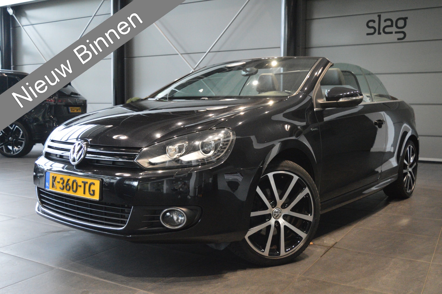 Volkswagen Golf Cabriolet - 1.4 TSI Highline navi clima leer cruise 18 inch 126 pk !! - AutoWereld.nl