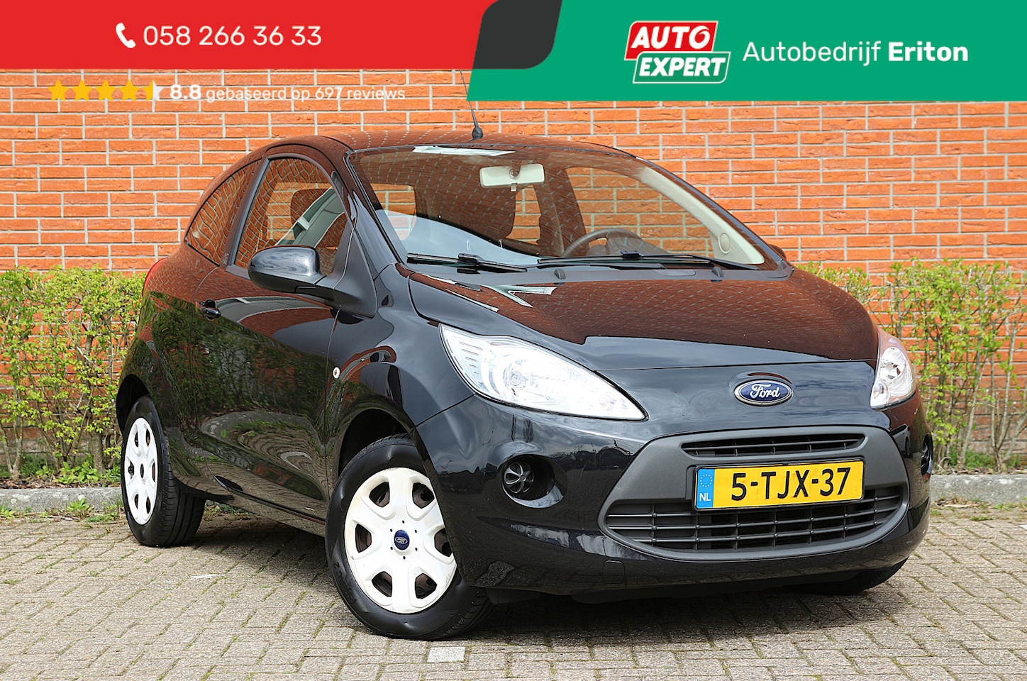 Ford Ka - 1.2 69pk Style start/stop | NL-auto | Airco | Unieke kleur | Elek. ramen | Centr. deurverg - AutoWereld.nl