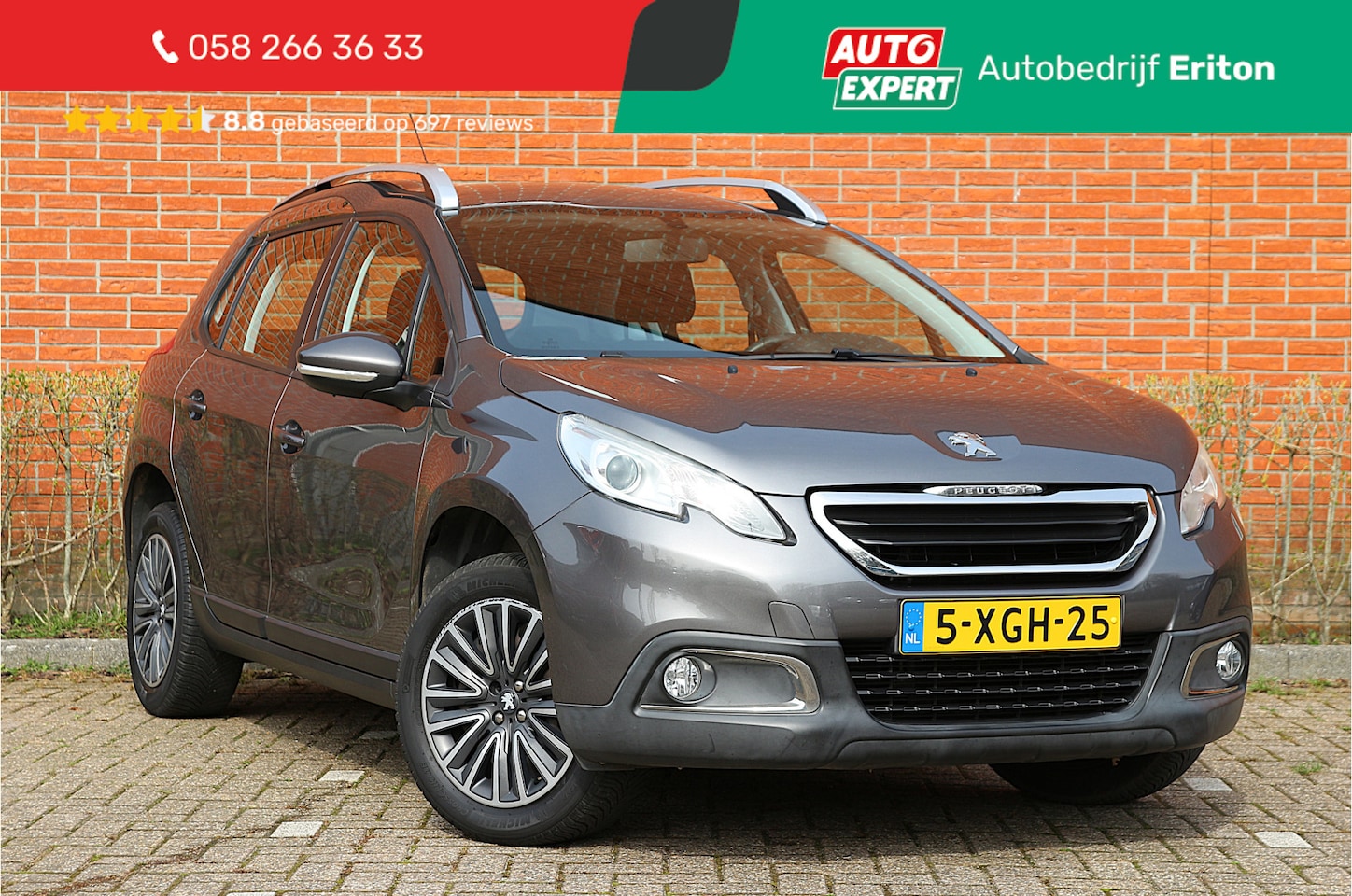 Peugeot 2008 - 1.2 VTi 82pk Active Pack Premium | NL-auto | 5 deuren | Hoogzitter! | Airco | Cruise contr - AutoWereld.nl