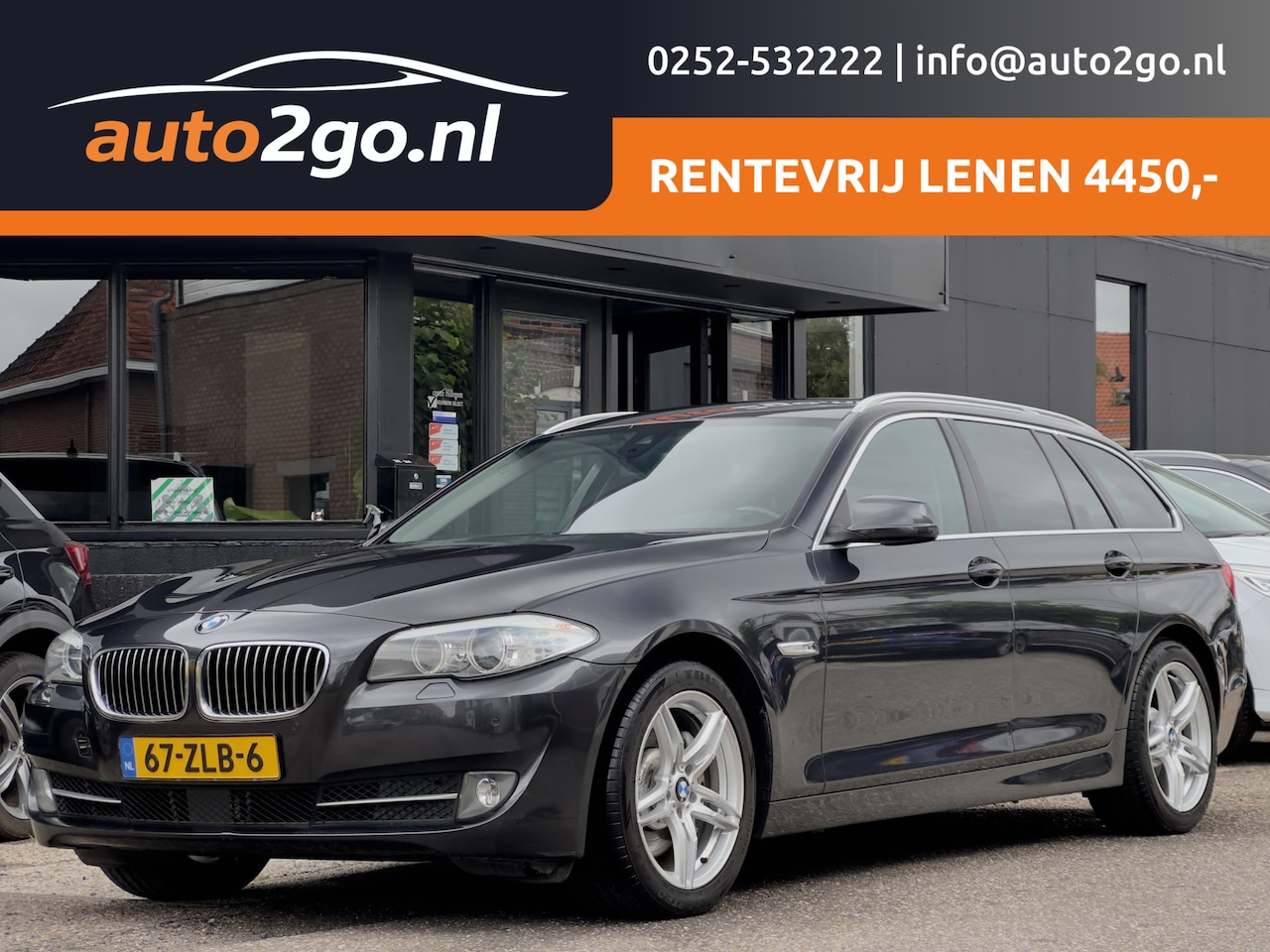 BMW 5-serie Touring - 528i AUT8 HIGH EXECUTIVE SPORTLEDER NAVI AIRCO LMV PDC - AutoWereld.nl