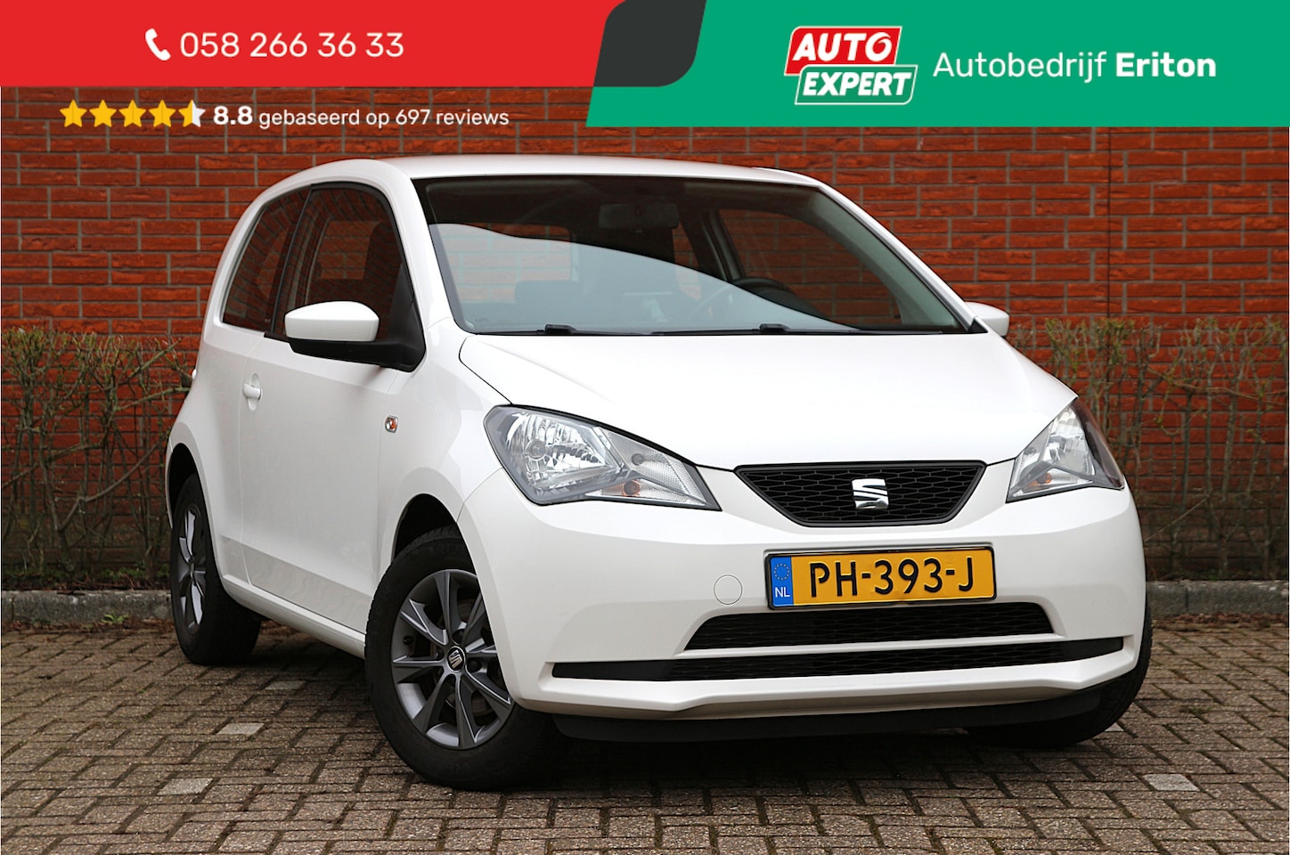 SEAT Mii - 1.0 60pk Style | 5 deuren | Airco | Navigatie | Lichtmetalen velgen | Elek. ramen | Centr. - AutoWereld.nl
