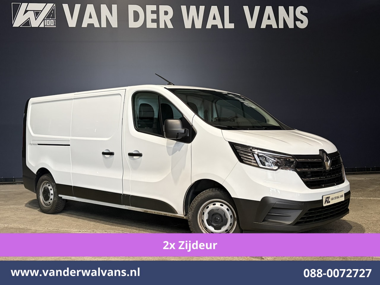 Renault Trafic - 2.0 Blue dCi 131pk L2H1 Euro6 Airco | 2x zijdeur | LED | Apple Carplay Cruisecontrol, Andr - AutoWereld.nl