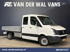 Volkswagen Crafter - 35 2.0 TDI 141pk Dubbele Cabine Euro6 Open Laadbak | Airco 3500kg trekhaak 6-Zits