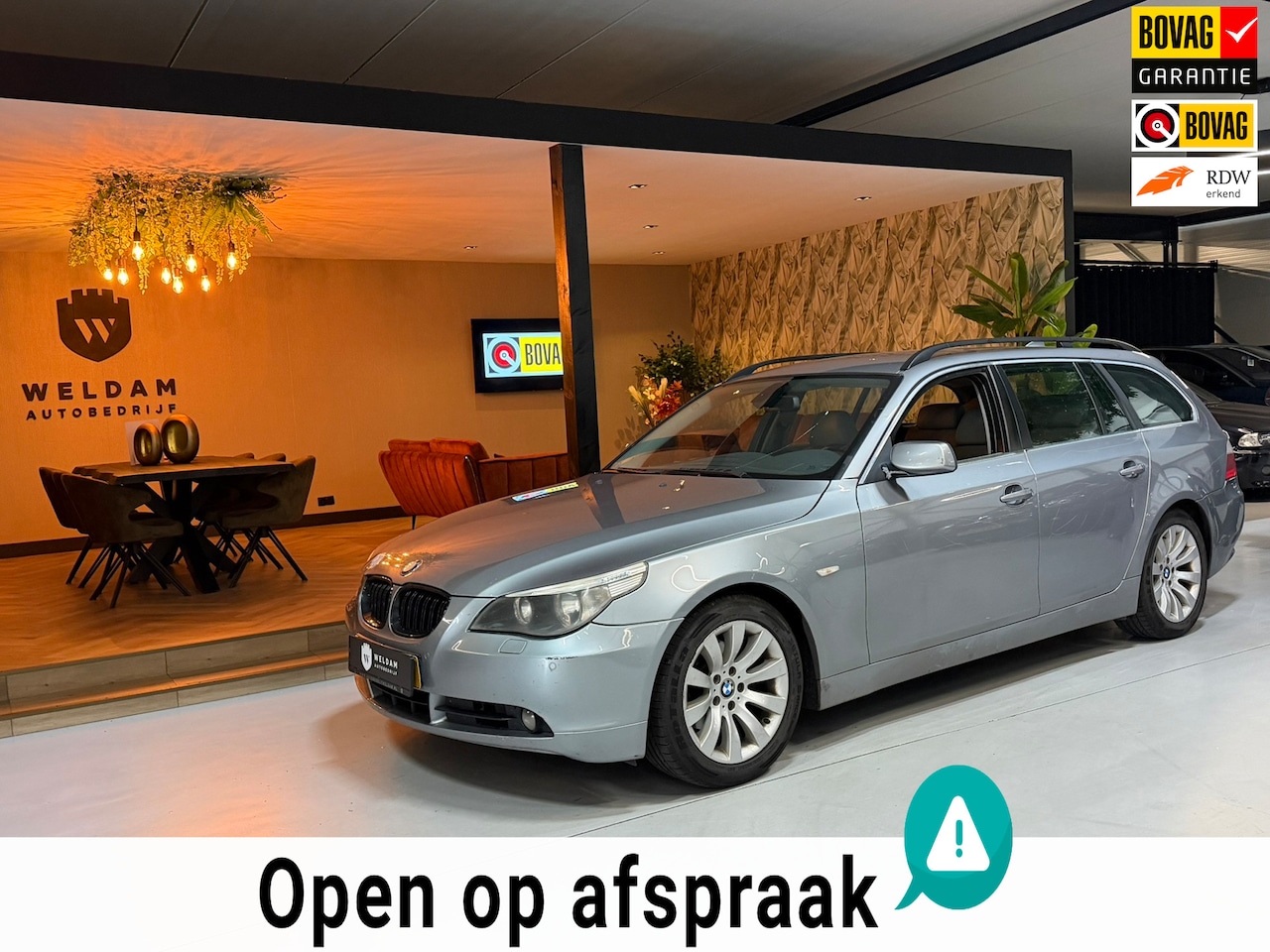 BMW 5-serie Touring - 520d High Executive Navi Leder Trekhaak PDC Clima - AutoWereld.nl