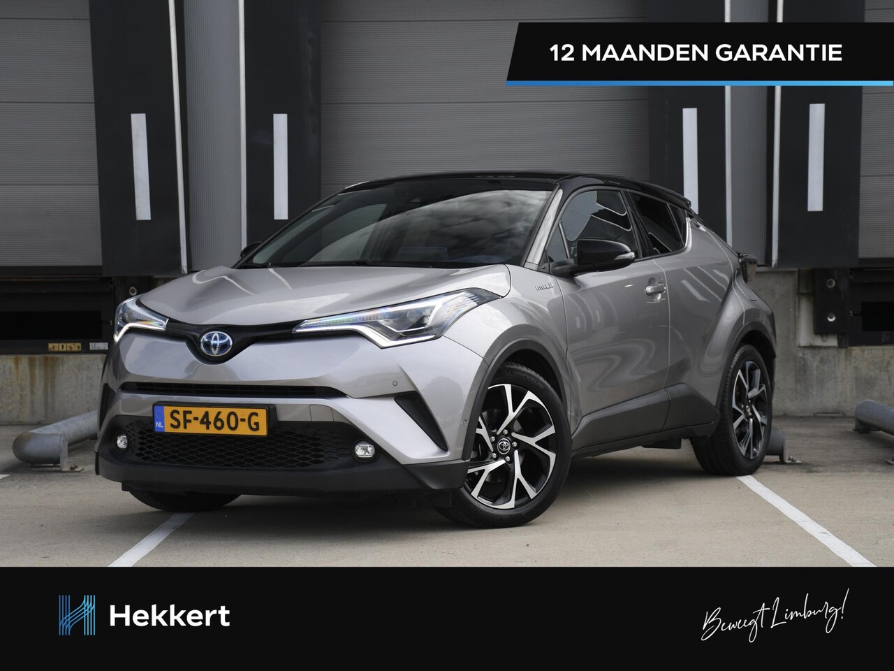 Toyota C-HR - Bi-Tone 1.8 Hybrid 122pk Automaat TREKHAAK | 18''LM | DODE HOEK | KEYLESS | CAMERA | CRUIS - AutoWereld.nl