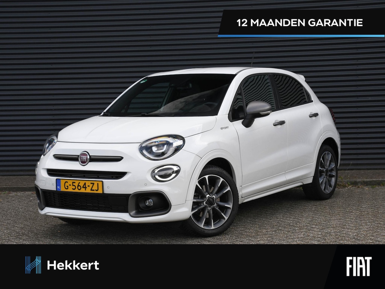 Fiat 500 X - Sport 1.3 GSE 150pk Automaat ADAP. CRUISE | LEDER | 18''LM | CAMERA | DODE HOEK | STOELVER - AutoWereld.nl