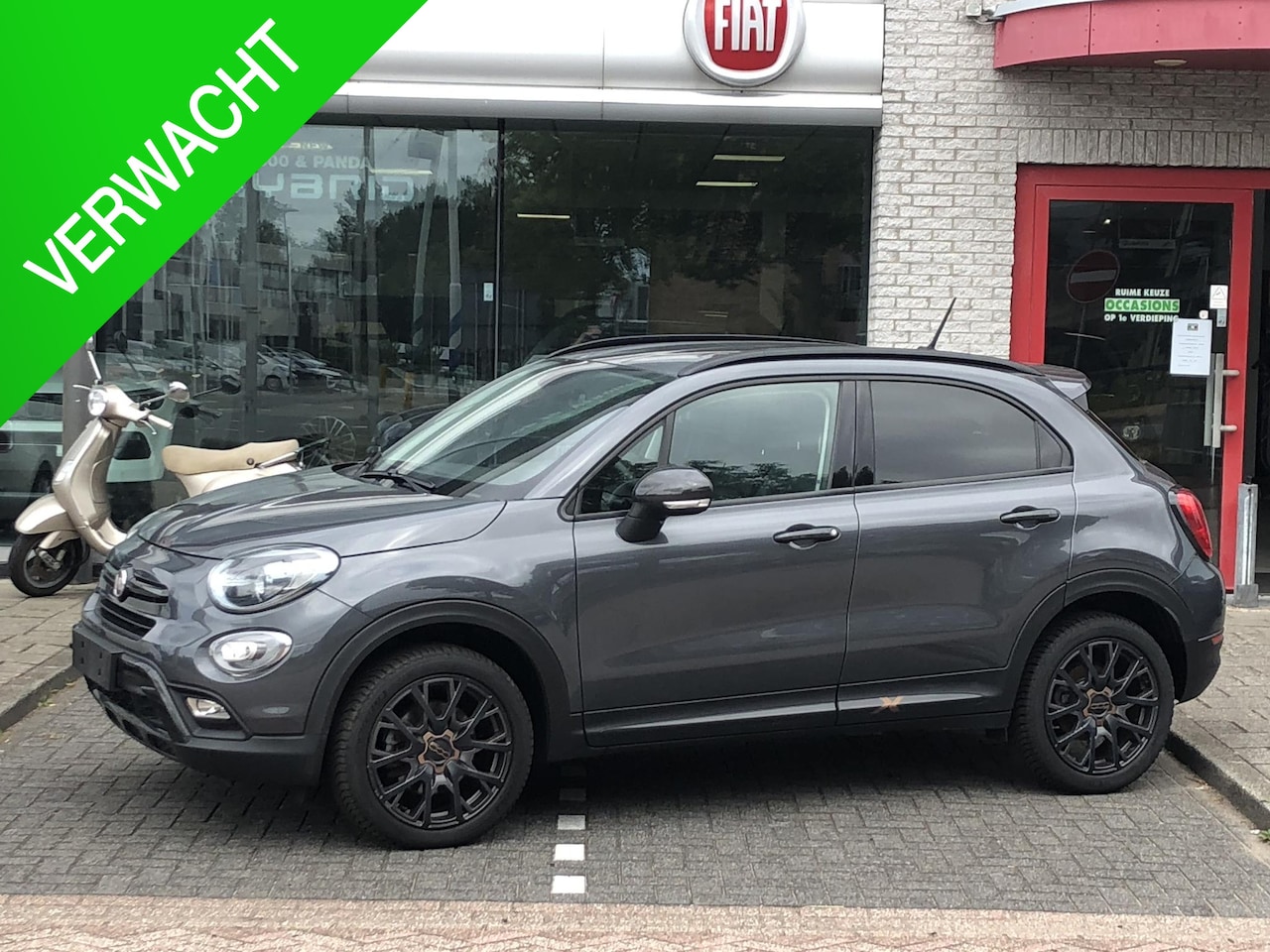 Fiat 500 X Cross - 1.4 Turbo MultiAir S-Design Cross AUTOMAAT|NAVI|CLIMATE|APPLE/ANDROID|CAMERA|18" - AutoWereld.nl