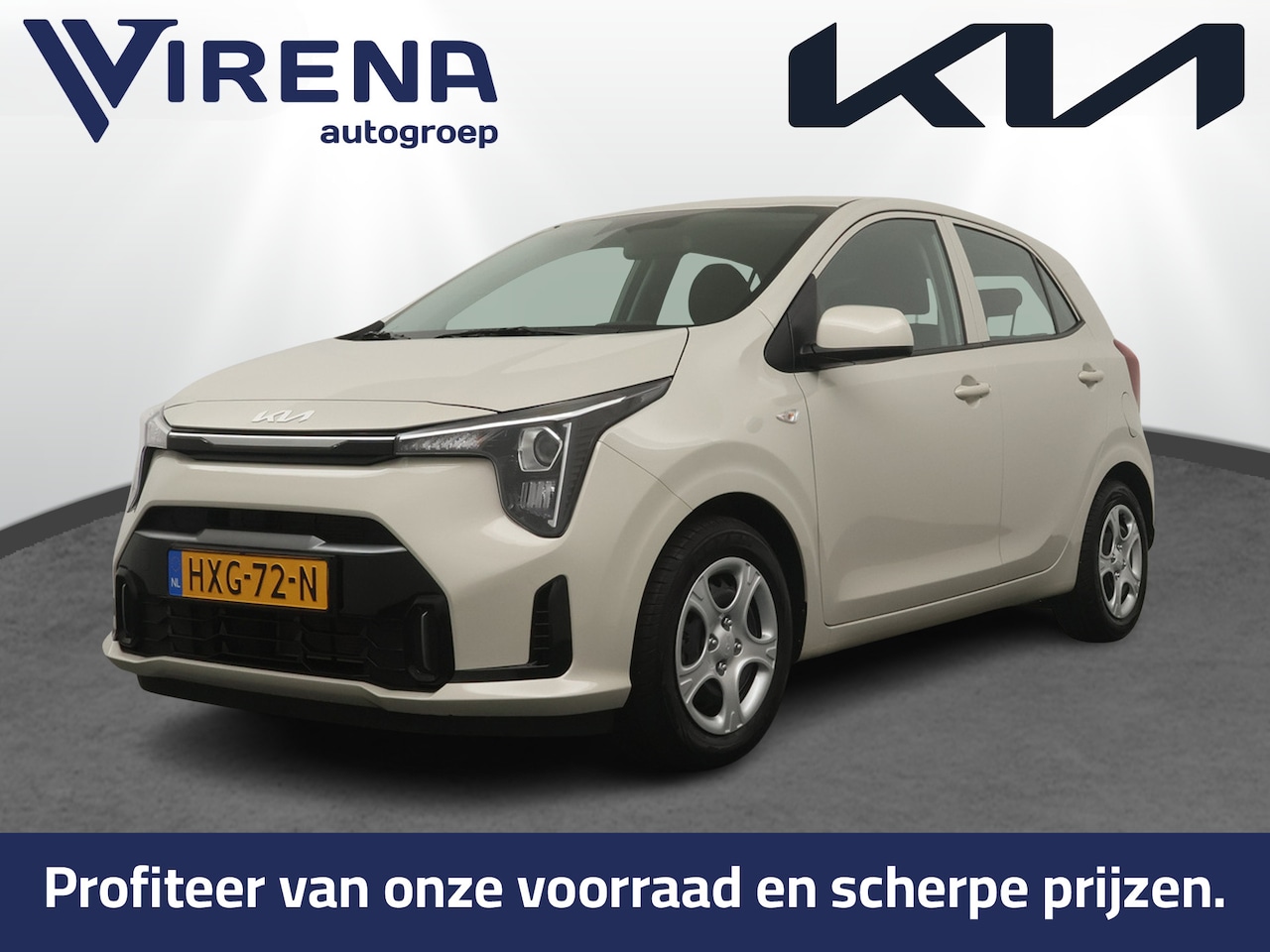Kia Picanto - 1.0 DPI DynamicLine - Achteruitrij camera - Navigatie - Airco - Cruise controle - Fabrieks - AutoWereld.nl