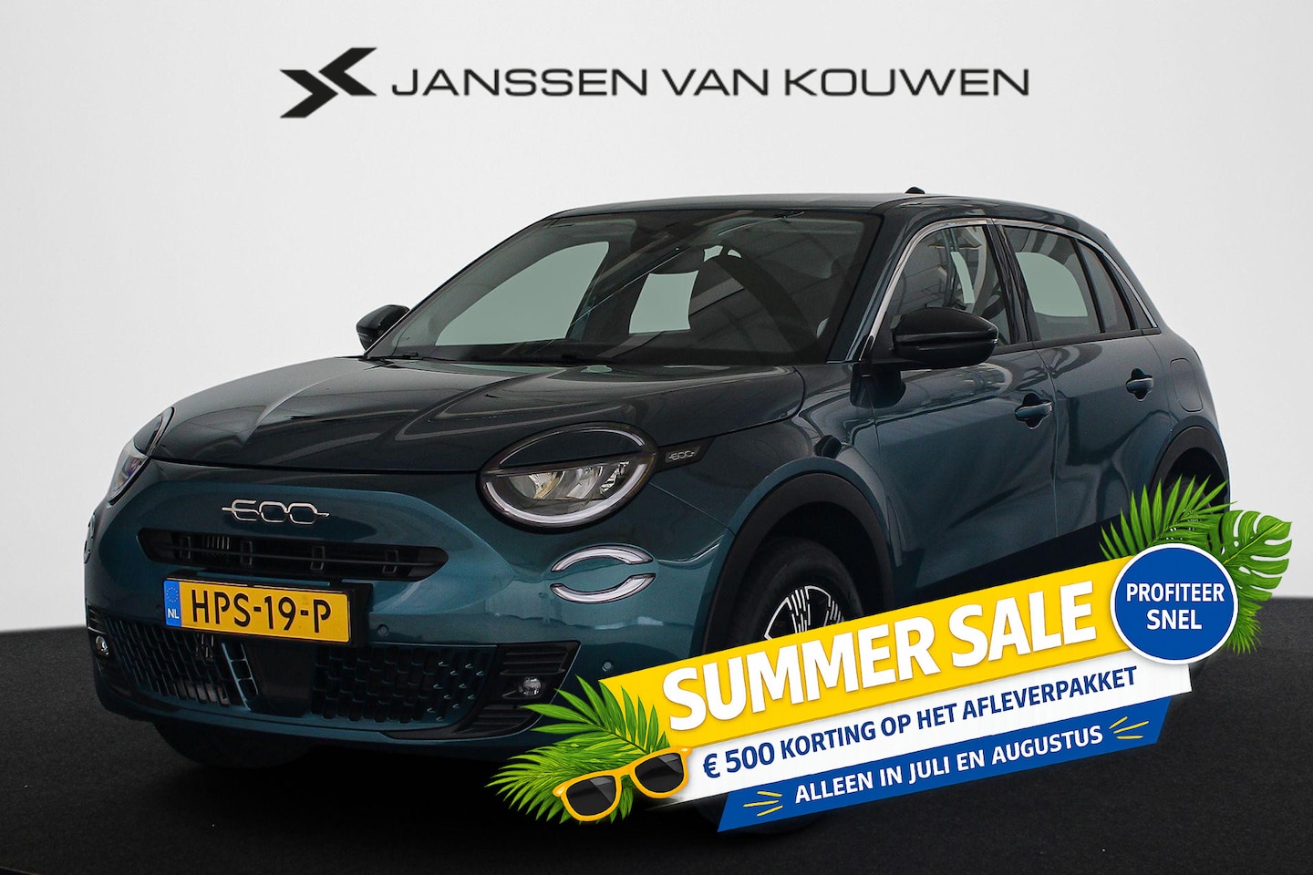 Fiat 600 - 1.2 Hybrid Urban Stoelverwarming Keyless Achteruitrijcamera Apple CarPlay - AutoWereld.nl