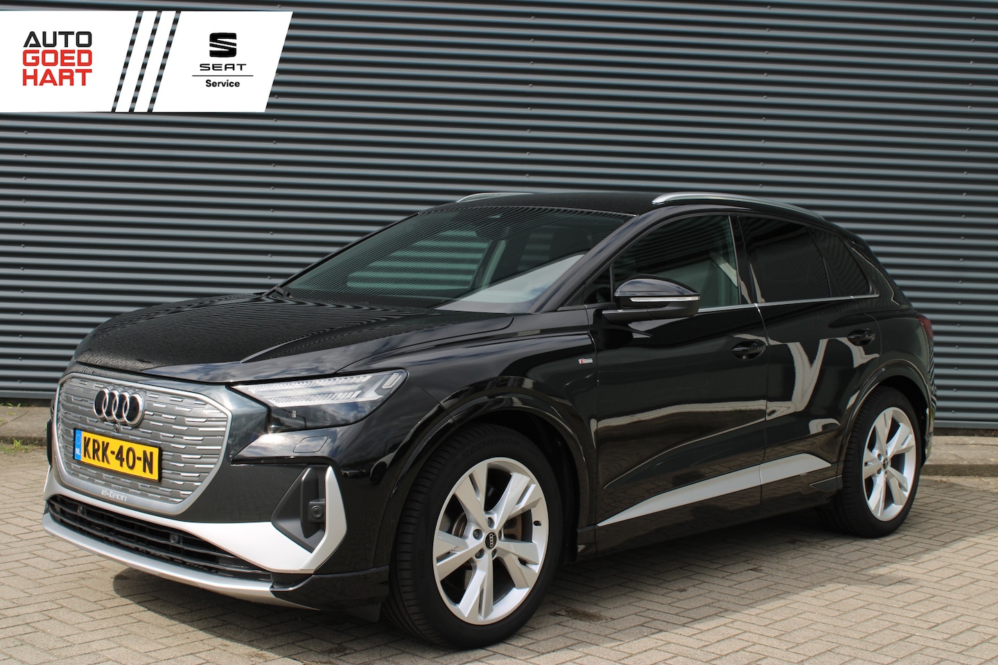 Audi Q4 e-tron - 40 S edition 77 kWh S-Line Camera Adaptive-Cruise Navigatie Stoelverwarming Led - AutoWereld.nl