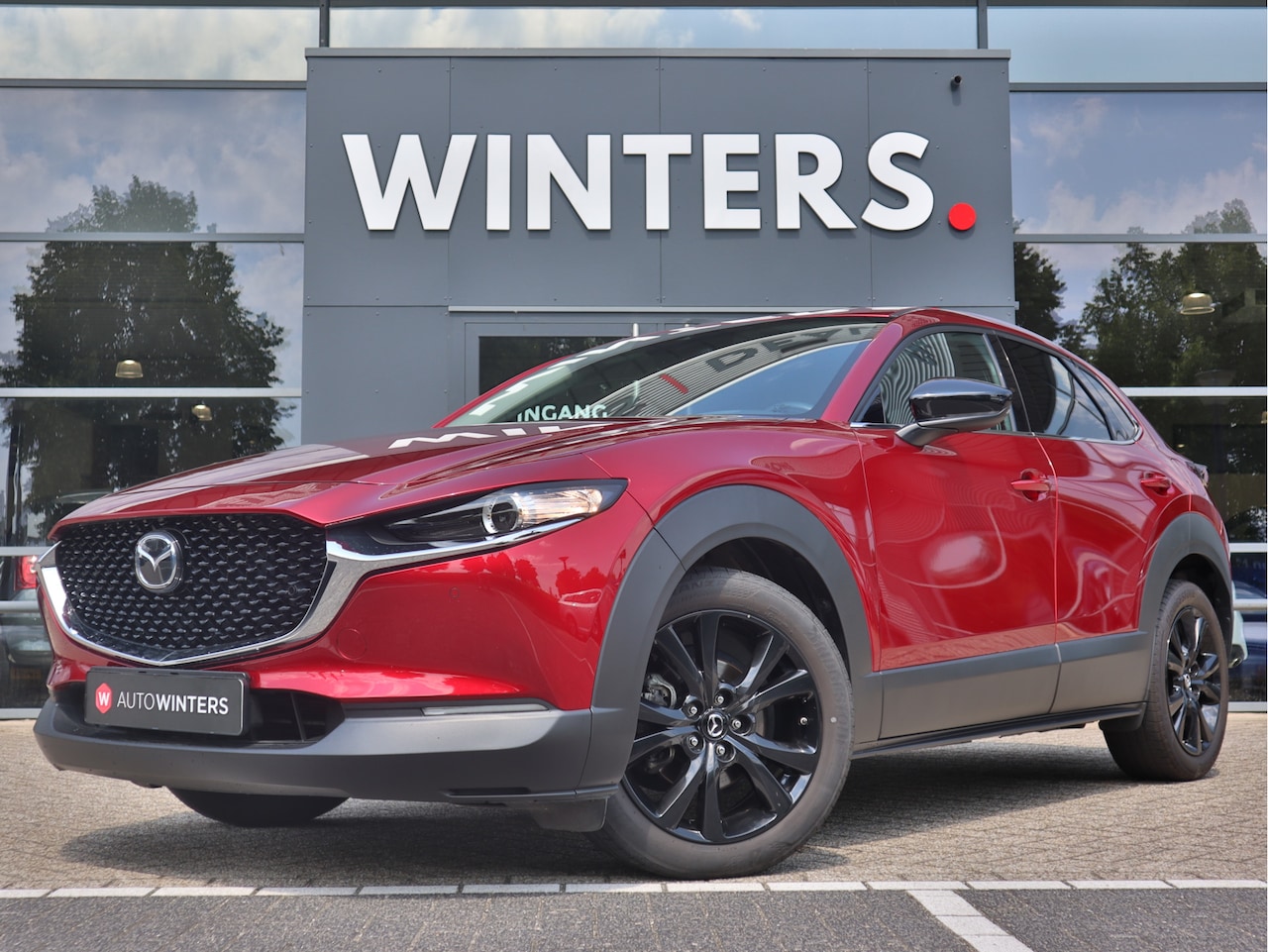 Mazda CX-30 - 2.0 e-SkyActiv-X M Hybrid Sportive Luxury Automaat | Stoelverwarming | LED | Adapt. Cruise - AutoWereld.nl