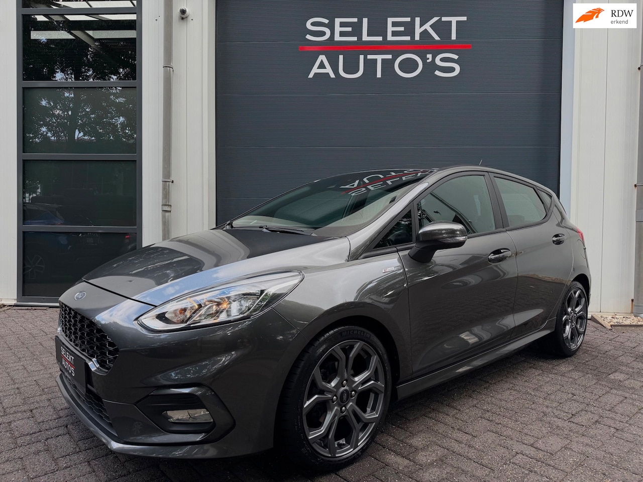 Ford Fiesta - 1.0 EcoBoost ST-Line 100 Pk Automaat Led/Car Play/Android/17 Inch/Climate/Navi/PDC/Stoelve - AutoWereld.nl