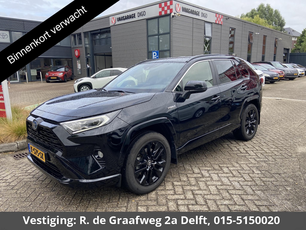 Toyota RAV4 - 2.5 Hybrid AWD Black Edition | 1650kg trekgewicht | 360 camera | - AutoWereld.nl
