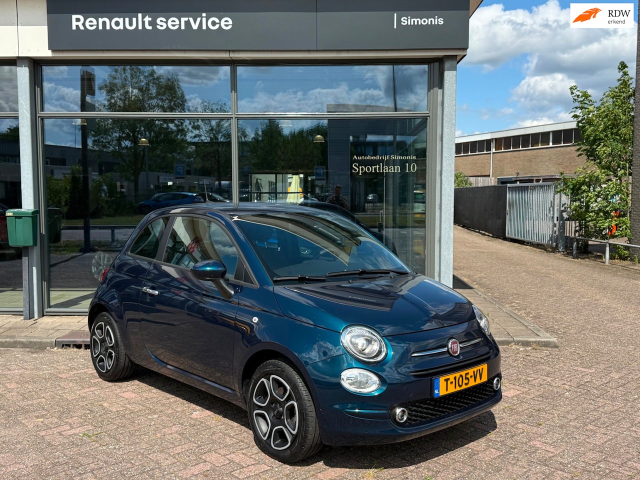 Fiat 500 - 1.0 Hybrid Club | Aut. airco | Cruise control - AutoWereld.nl