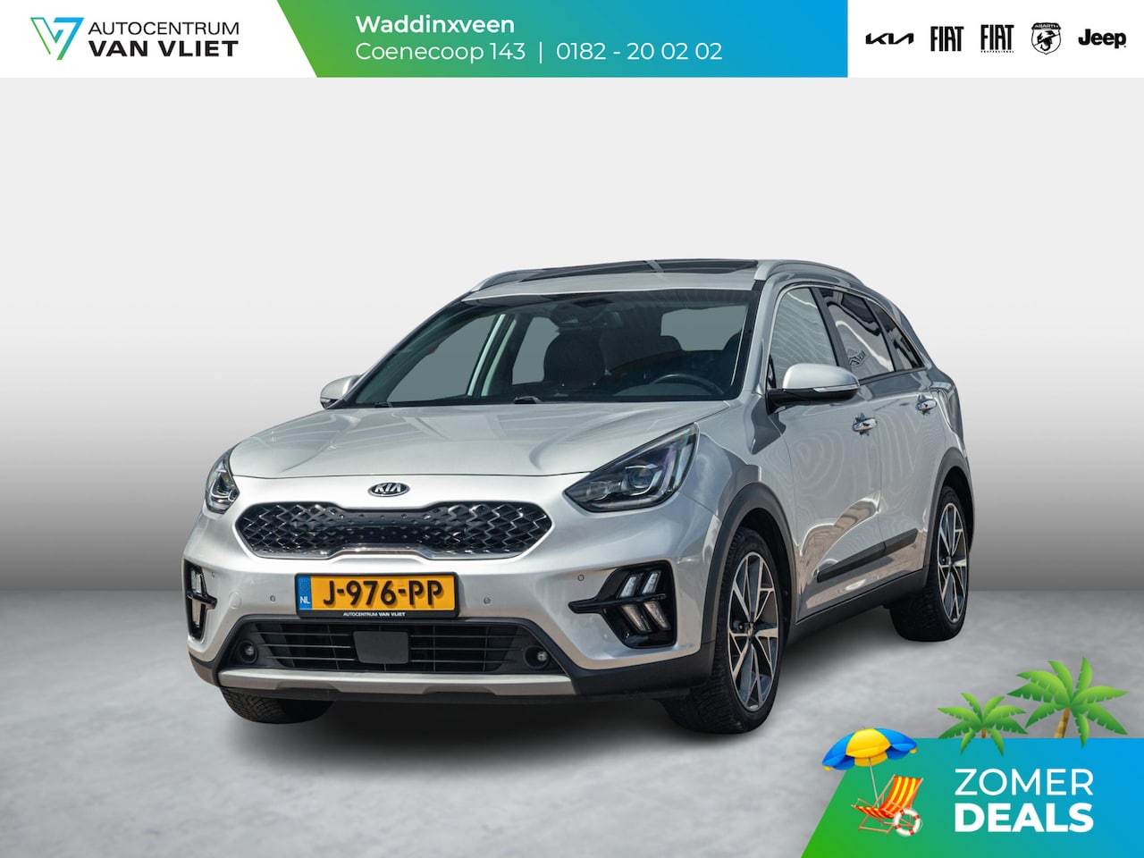 Kia Niro - 1.6 GDi Hybrid ExecutiveLine | Leder | Schuif/kanteldak | Cruise \ Climate | 100% onderhou - AutoWereld.nl