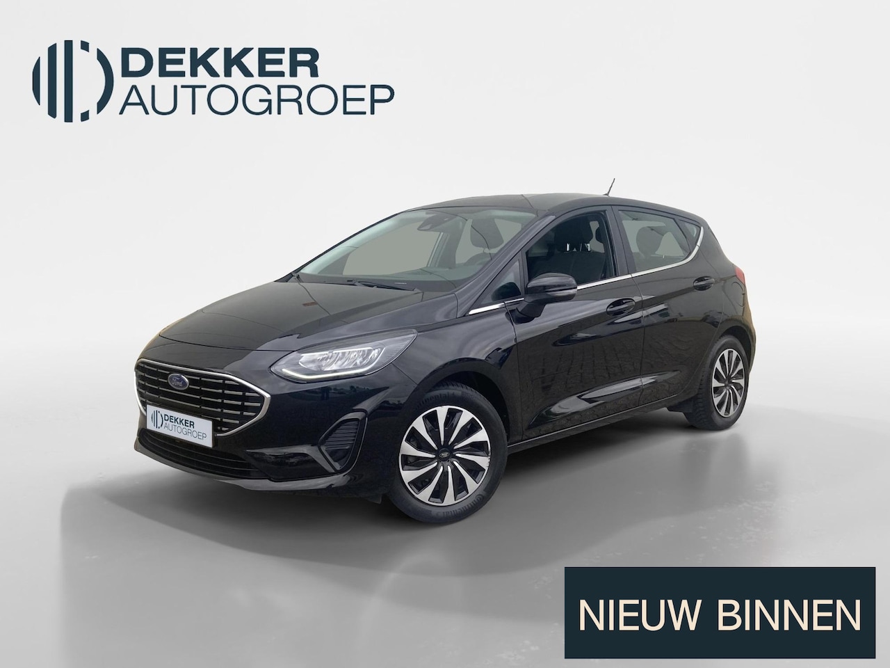 Ford Fiesta - 1.0 EcoBoost 125 pk Hybrid Titanium Navigatie - Apple Carplay/Android Auto -Draadloos opla - AutoWereld.nl
