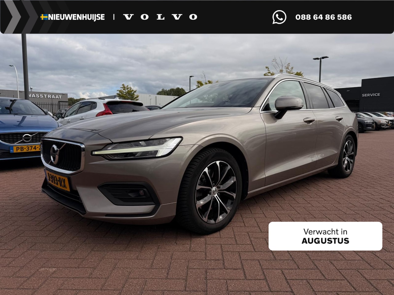 Volvo V60 - 2.0 B3 Business Pro | Trekhaak | Panoramadak | Achteruitrijcamera | Parkeersensoren | Lede - AutoWereld.nl