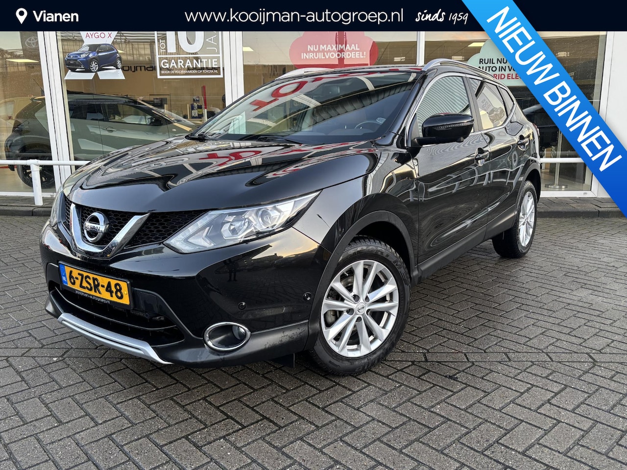Nissan Qashqai - 1.2 Tekna Automaat, 101906km NAP, Leder, stoelverwarming, 360 camera, Full option - AutoWereld.nl