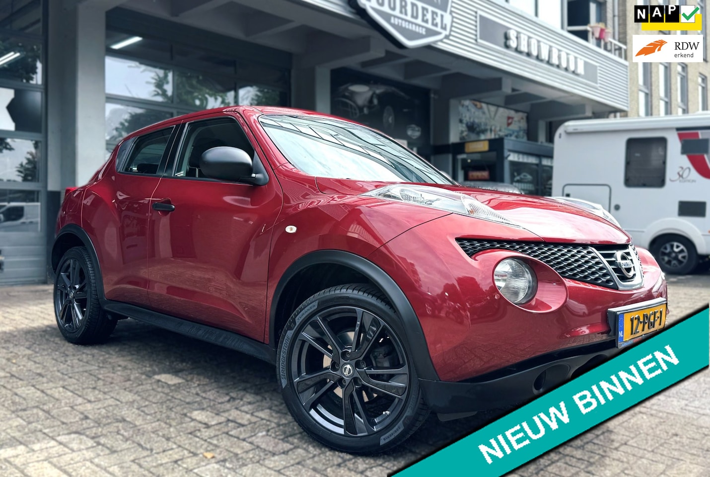 Nissan Juke - 1.6 Visia Eco | AIRCO | TREKHAAK | ELEK.RAMEN | NAP | APK. - AutoWereld.nl