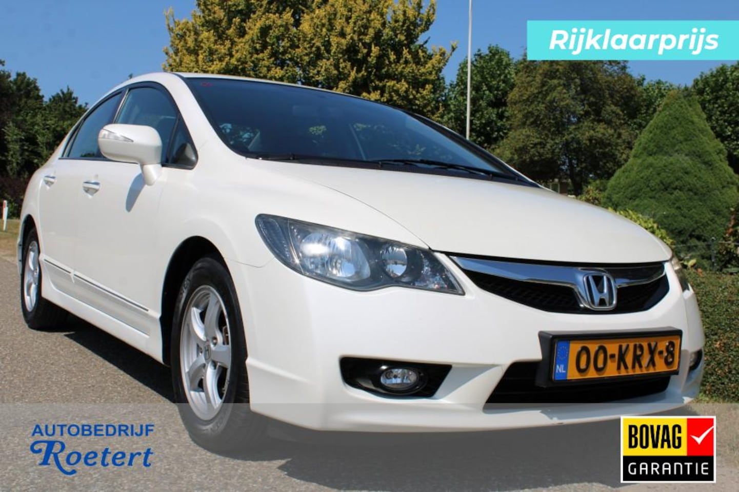 Honda Civic - 1.3 110pk Hybrid Elegance automaat ECC/cruise/stoelverw./lm velgen - AutoWereld.nl