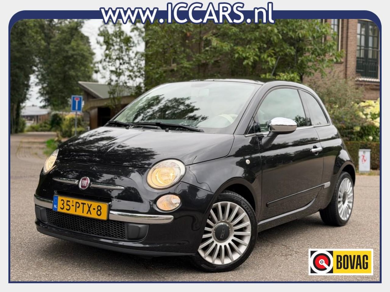 Fiat 500 - 0.9 LOUNGE - Pano dak - Airco - APK 04-2027 !!! - AutoWereld.nl