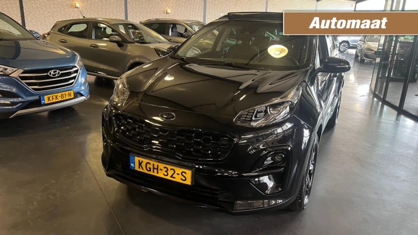 Kia Sportage - 1.6 T-GDI BLACK EDITION-SCHUIFDAK-1E EIGENAAR - AutoWereld.nl
