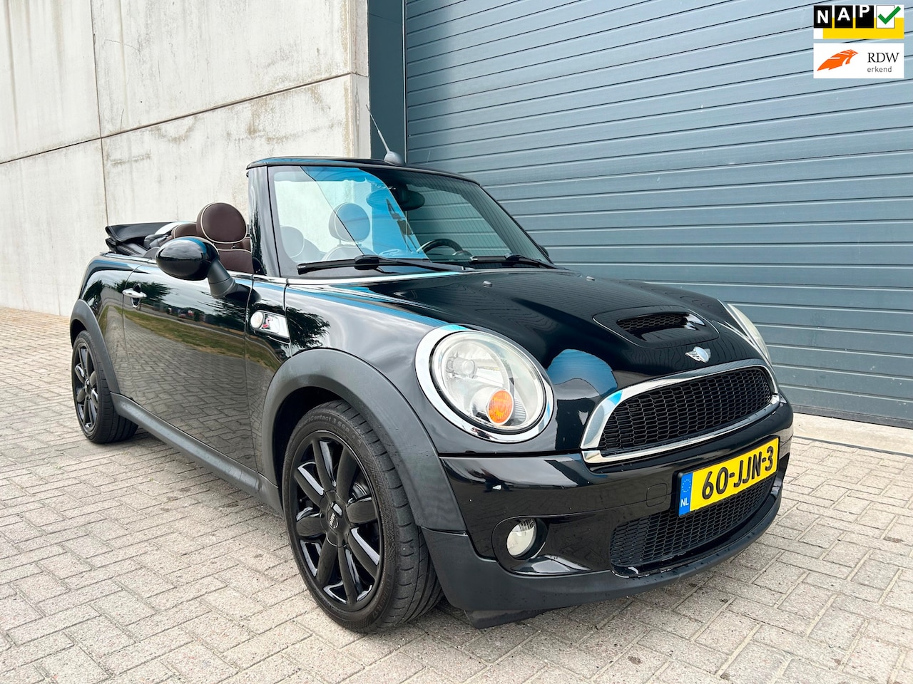 MINI Cabrio - 1.6i Cooper S CLIMA LEDER NAP 2009 - AutoWereld.nl
