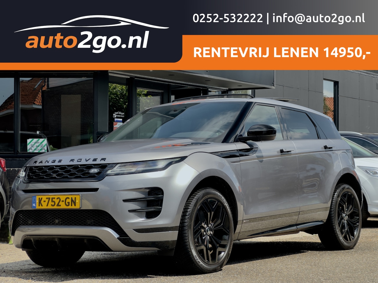 Land Rover Range Rover Evoque - 1.5 P300e AWD AUT8 R-DYNAMIC BLACK-EDITION PANODAK LEDER NAVI CAMERA DIGI-DASH LED 20 INCH - AutoWereld.nl