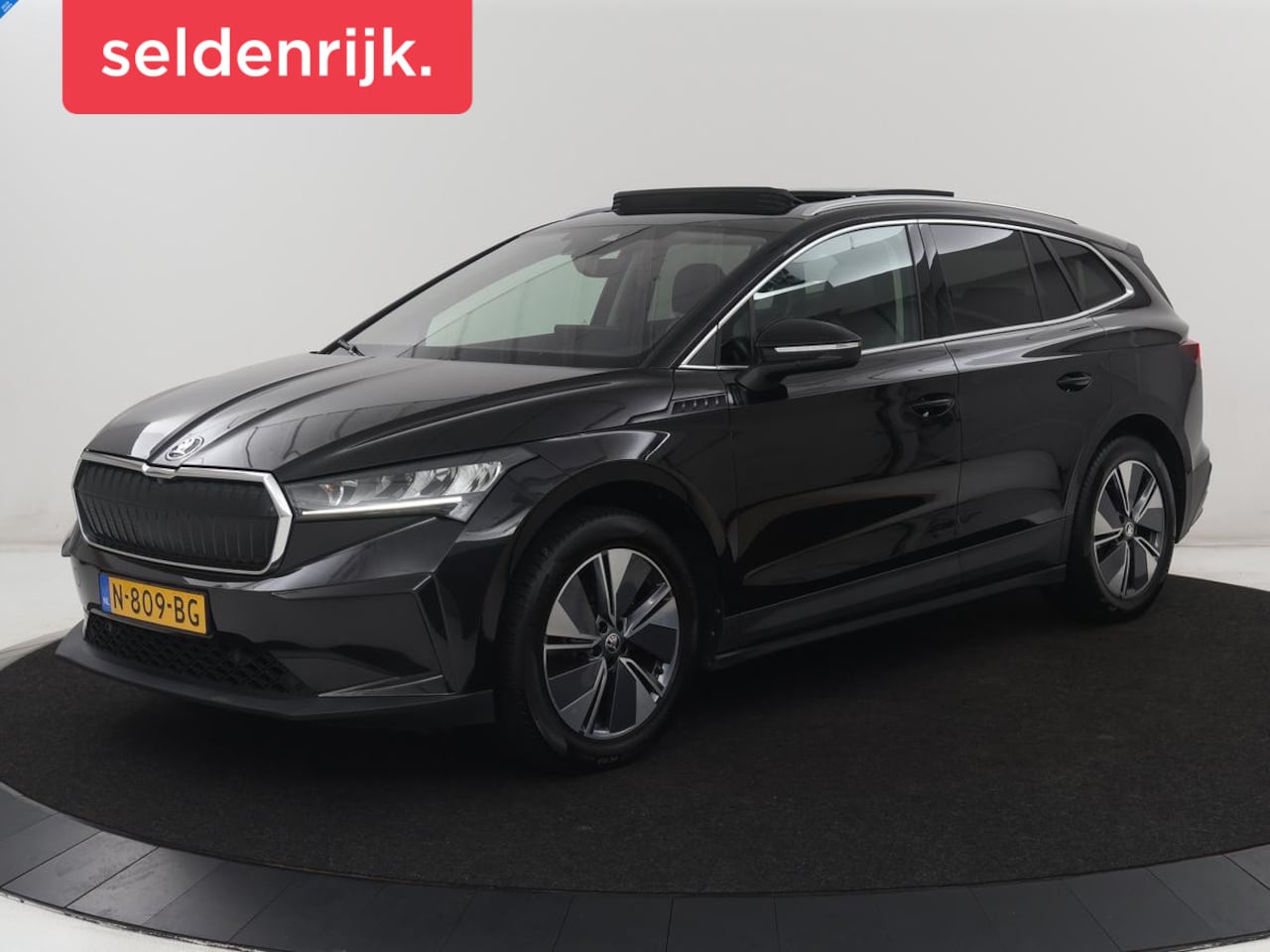 Skoda Enyaq iV - 60 | SOH 91.5% | Panoramadak | Adaptive cruise | Stuur/stoel verwarming | Half Leder | Car - AutoWereld.nl