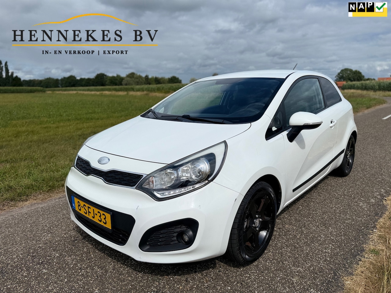 Kia Rio - 1.2 CVVT Plus Pack leder clima - AutoWereld.nl