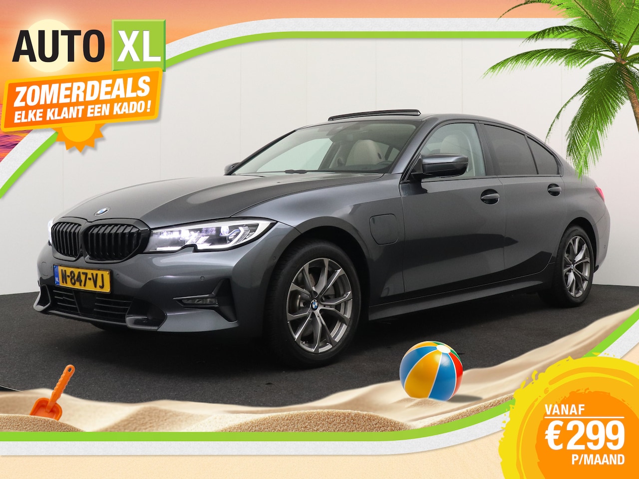 BMW 3-serie - 320e M-Sport Schuif/kanteldak Leder/Sportstoel Ada.Cruise Laser-Light - AutoWereld.nl
