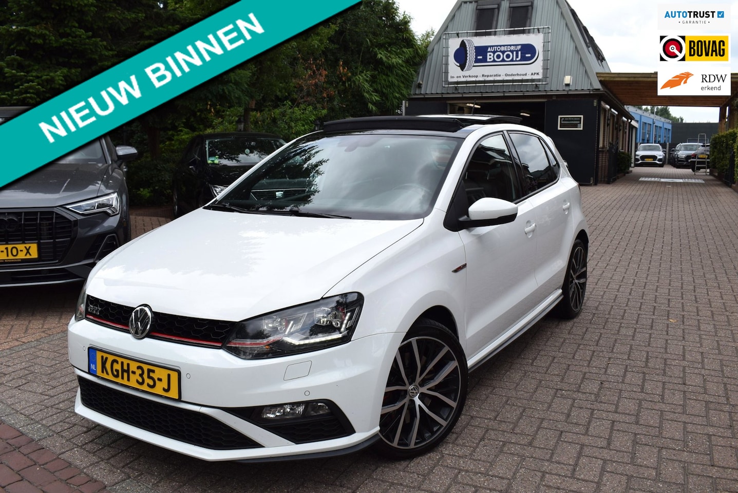 Volkswagen Polo - 1.8 TSI GTI 192 PK PANO DAK/CRUISE/NAVI/AIRCO-ECC/XENON/CAMERA/BLUETOOTH/PDC V+A/6 BAK/LMW - AutoWereld.nl