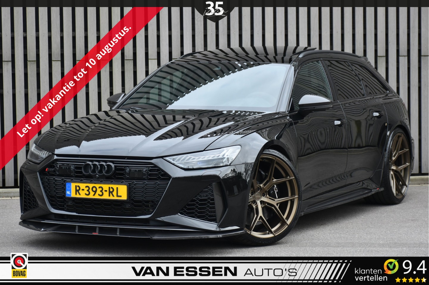 Audi RS6 - Avant TFSI Quattro URBAN Keramisch Pano 4-Wielsturing B&O Carbon EVENTURI! 23 Inch! - AutoWereld.nl