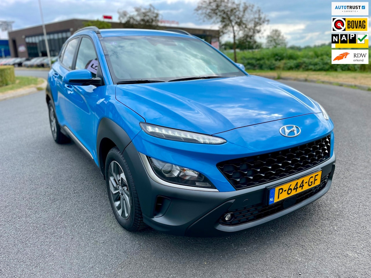 Hyundai Kona - 1.6 GDI HEV Fashion 1.6 GDI HEV Fashion, Aut, Trekhaak, Cam, Cruise/Climate control, Head-up dis, 2e eig afk, - AutoWereld.nl