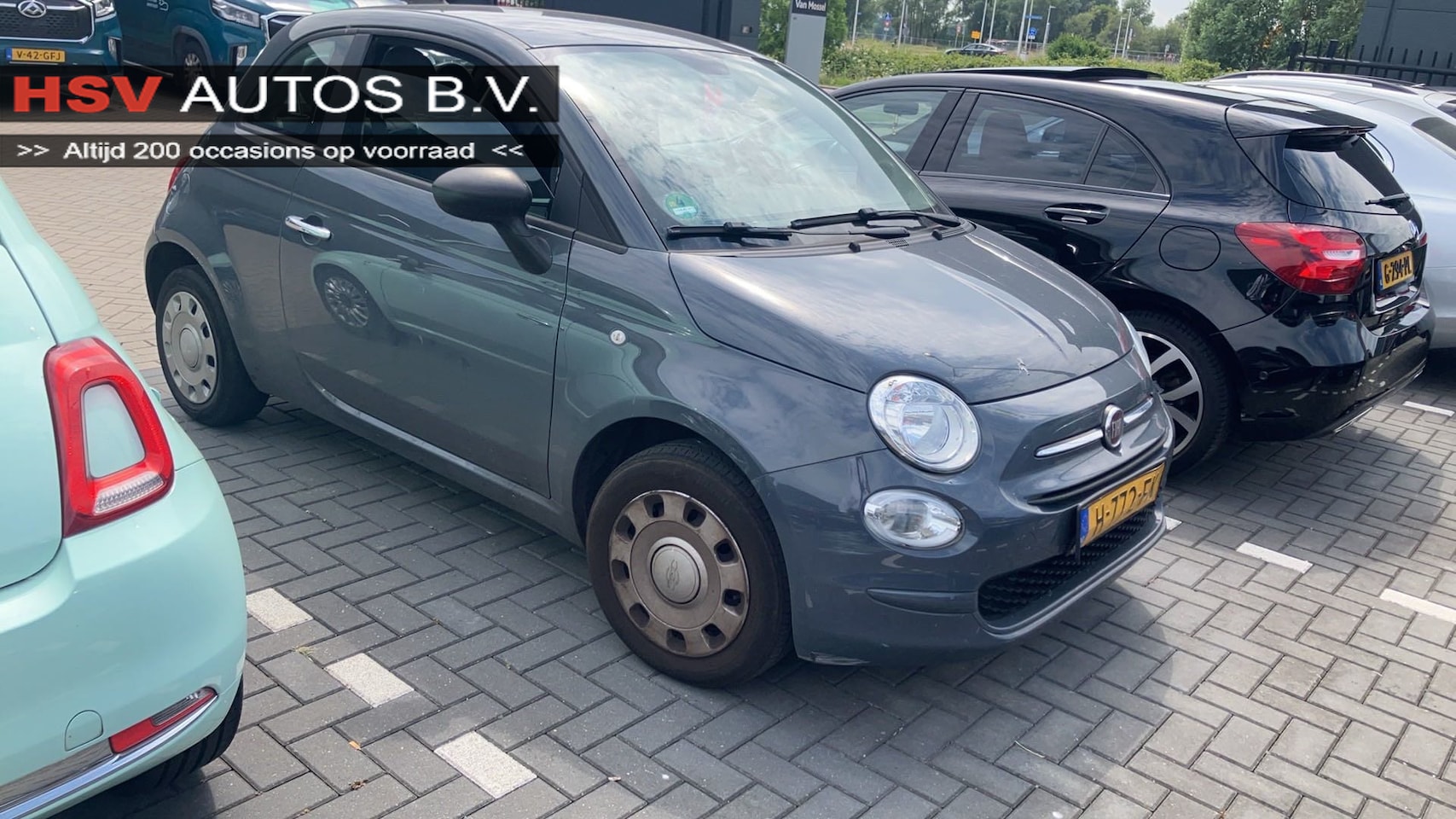 Fiat 500 - 1.2 Lounge navi airco *79.000km* - AutoWereld.nl