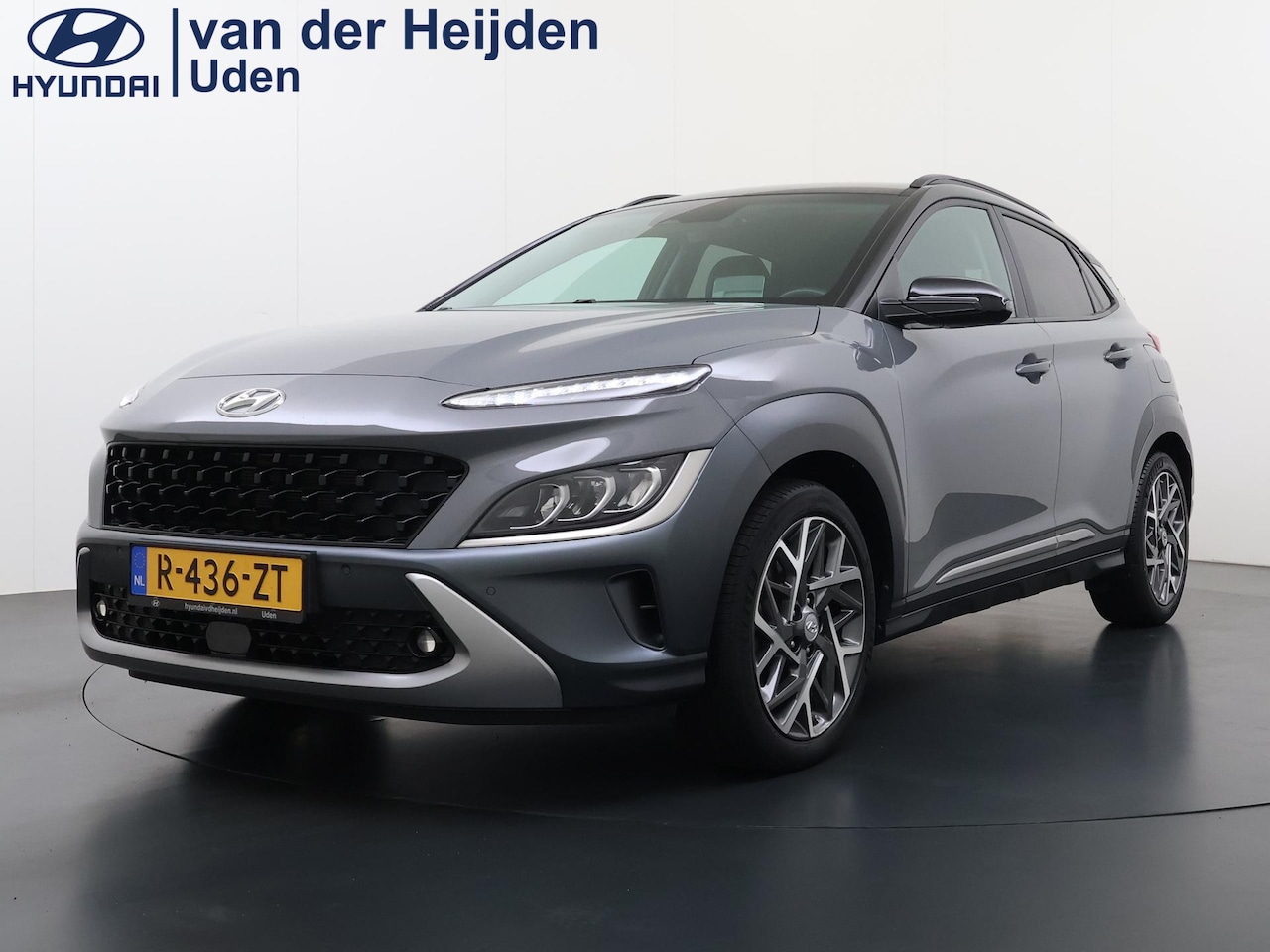 Hyundai Kona - 1.6 GDI HEV Premium | Stoelverwarming/verkoeling | Navi | Trekhaak | Head up display | - AutoWereld.nl