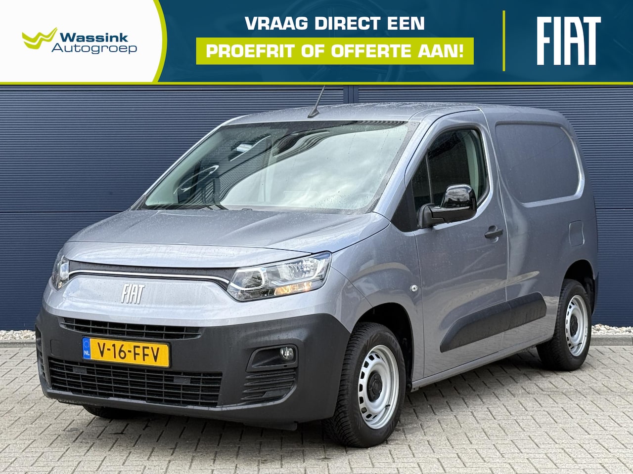 Fiat Doblò Cargo - 1.5 BlueHDI 100pk S&S L1 Comfort Pack | Airco | Camera | Cruise Control | 3-zits! - AutoWereld.nl