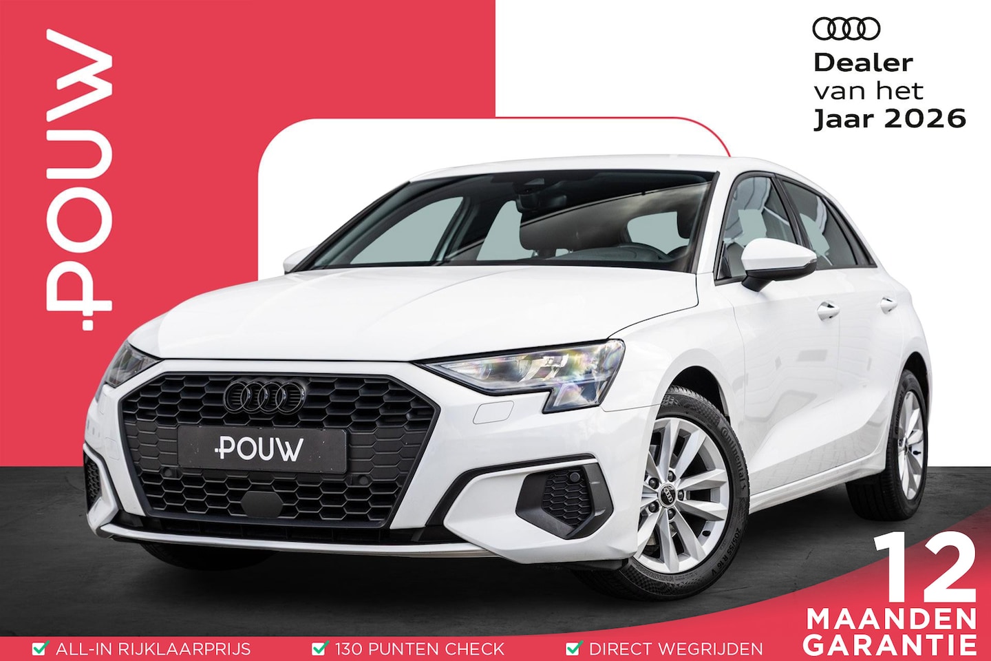 Audi A3 Sportback - 30 TFSI 110pk S-tronic Pro Line | Cruise control | Apple Carplay/Android Auto - AutoWereld.nl