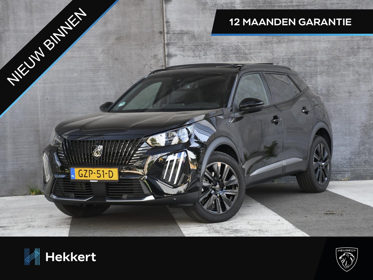 Peugeot 2008 - GT 1.2 Hybrid 136pk Automaat PANO | 360° CAM. | 18''LM | MASSAGE | DODE HOEK | ADAPT. CC - AutoWereld.nl