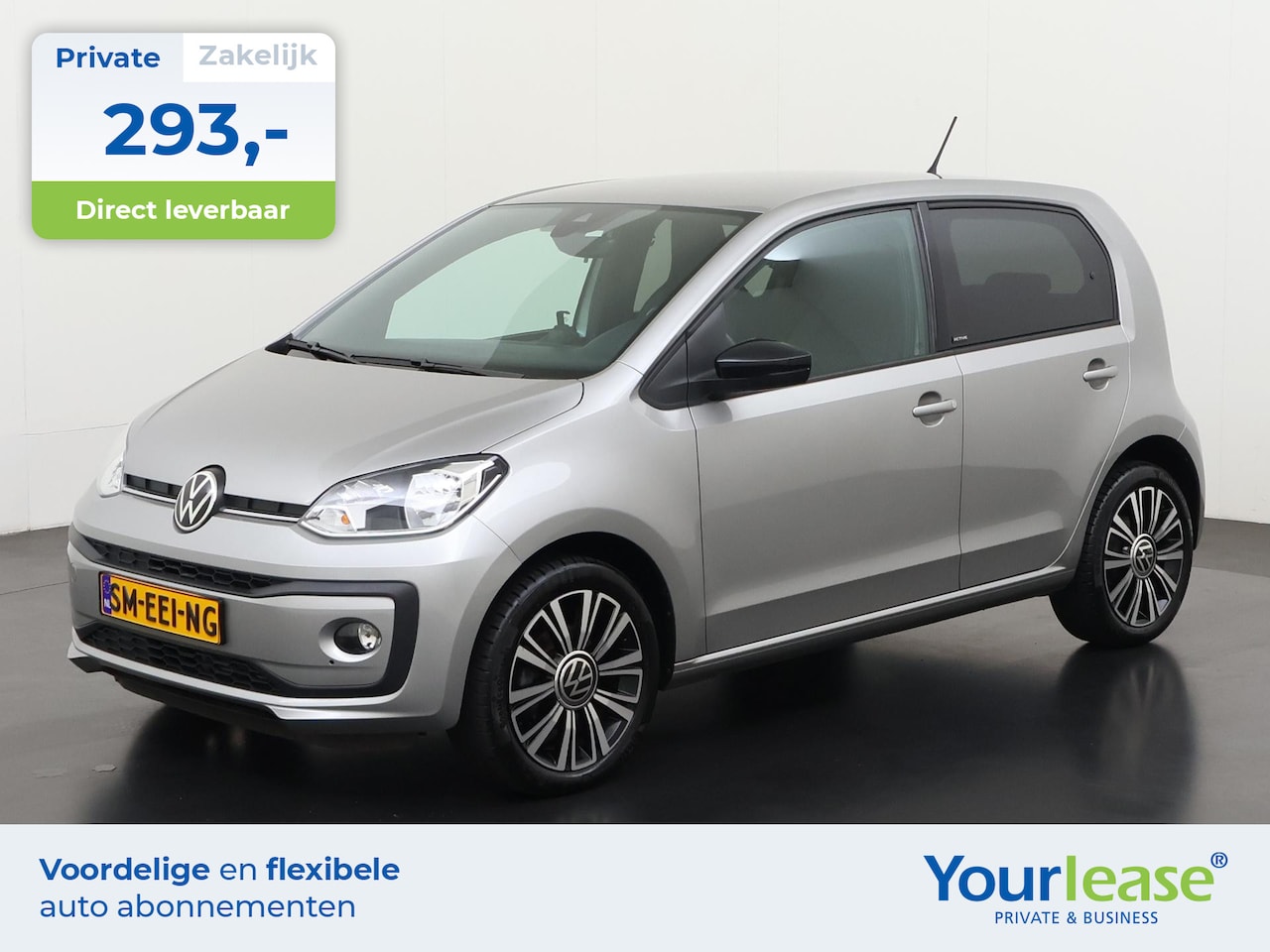 Volkswagen Up! - 1.0 Fortaleza | All-in 293,- Private Lease | Direct uit voorraad - AutoWereld.nl