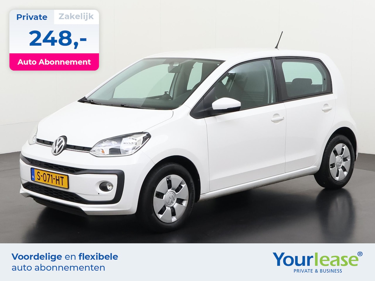 Volkswagen Up! - 1.0 BMT move up! | All-in 248,- Private Lease | Direct uit voorraad - AutoWereld.nl