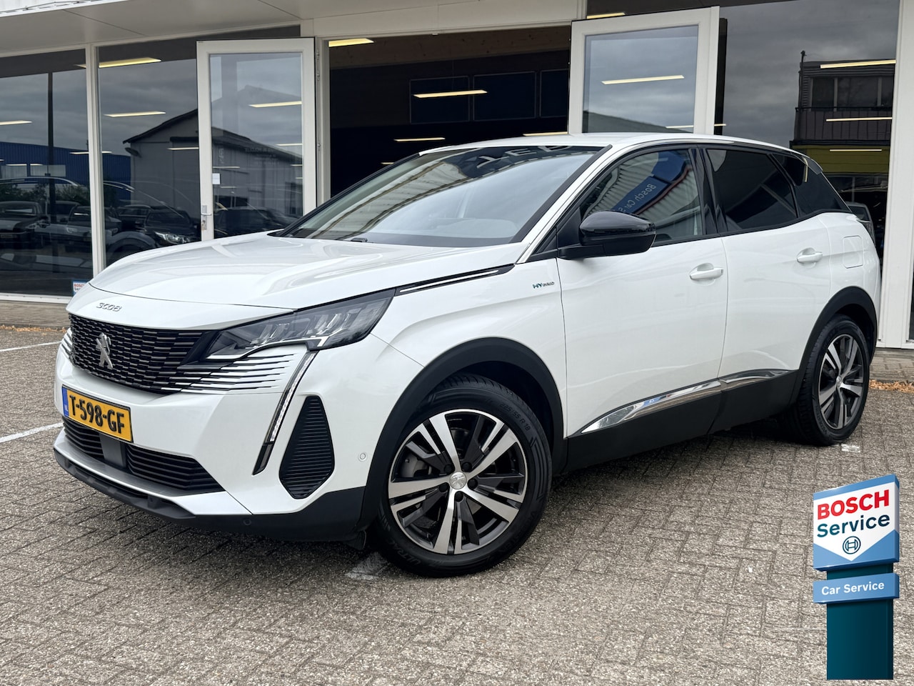 Peugeot 3008 - 1.6 HYbrid 225 Allure | LED | Apple/Android | DAB | Keyless | PDC v+a incl. Camera | Stand - AutoWereld.nl
