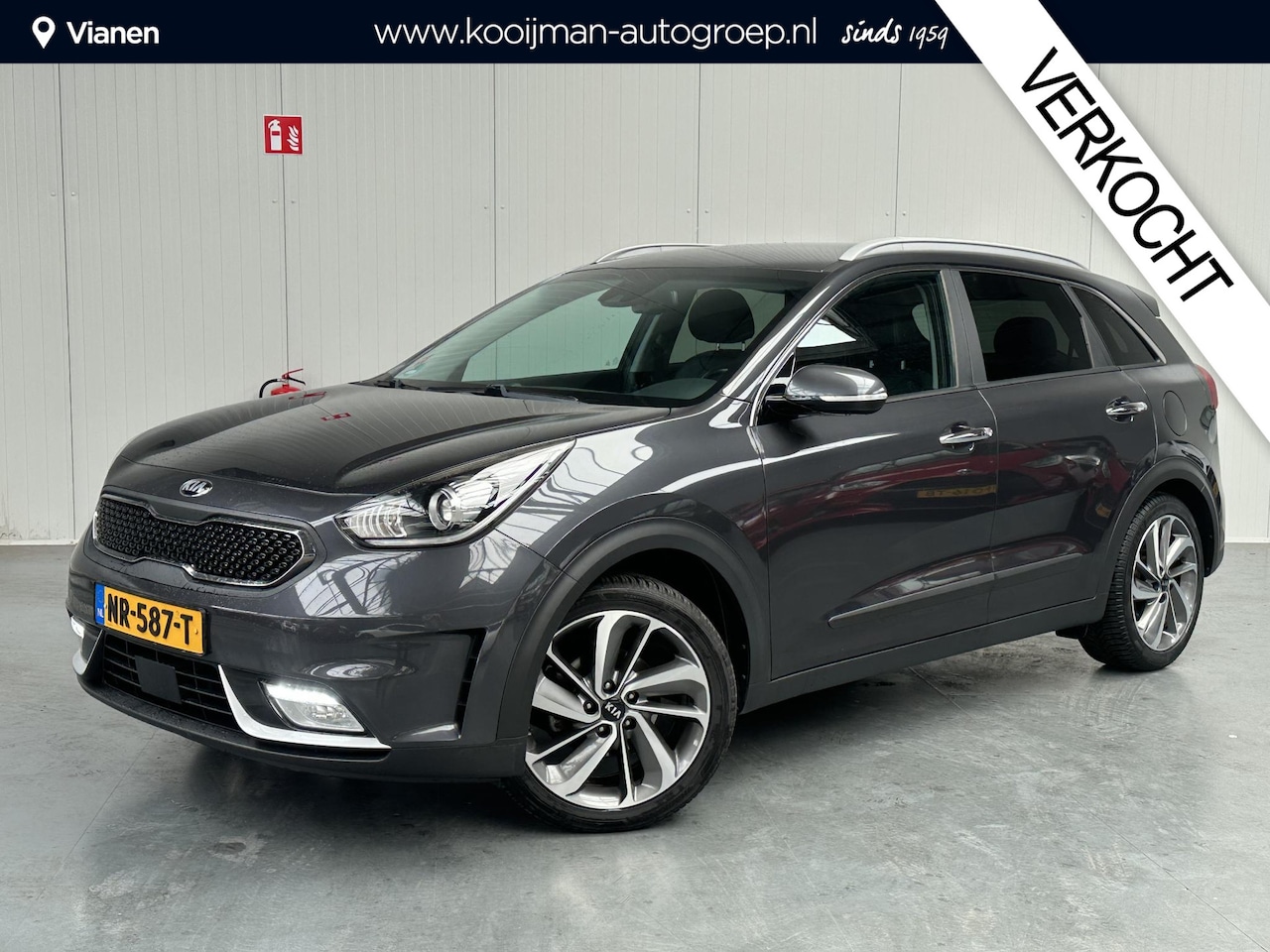 Kia Niro - 1.6 GDi Hybrid ExecutiveLine Dealeronderhouden, 1e eigenaar, All Season, afneembare trekha - AutoWereld.nl