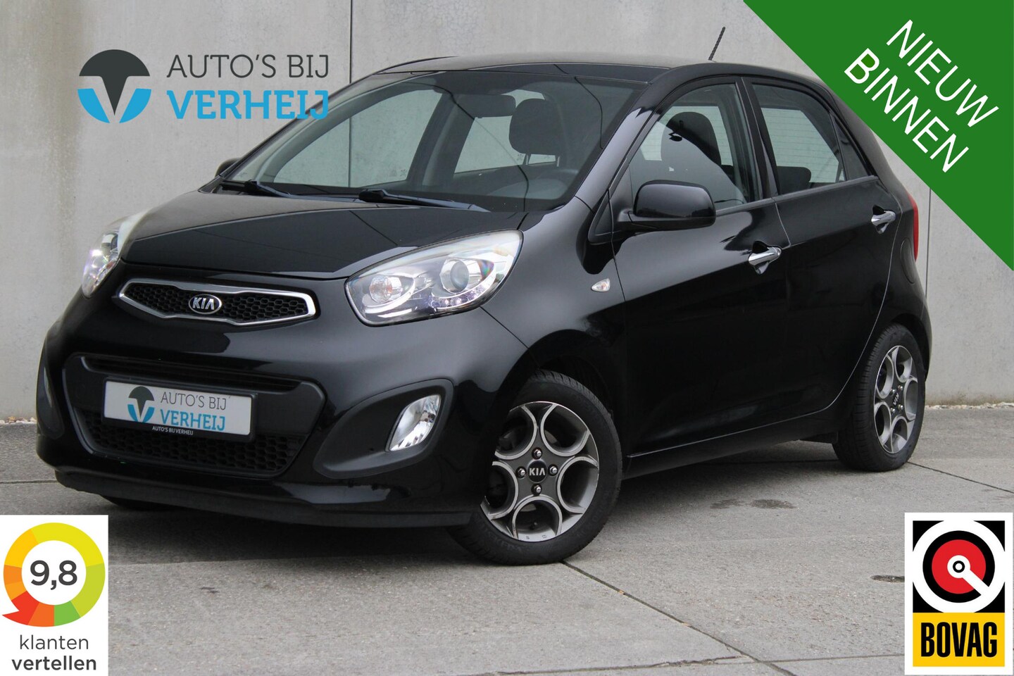 Kia Picanto - 1.0 CVVT ISG BusinessLine Navigator / 5-DRS / NAVI / LM VELGEN / KIA-DEALER ONDERHOUDEN - AutoWereld.nl