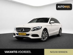 Mercedes-Benz C-klasse Estate - 350 e Lease Edition|LEDER|BURMESTER|GROOT NAVI|NL AUTO|DEALER ONDERHOUDEN