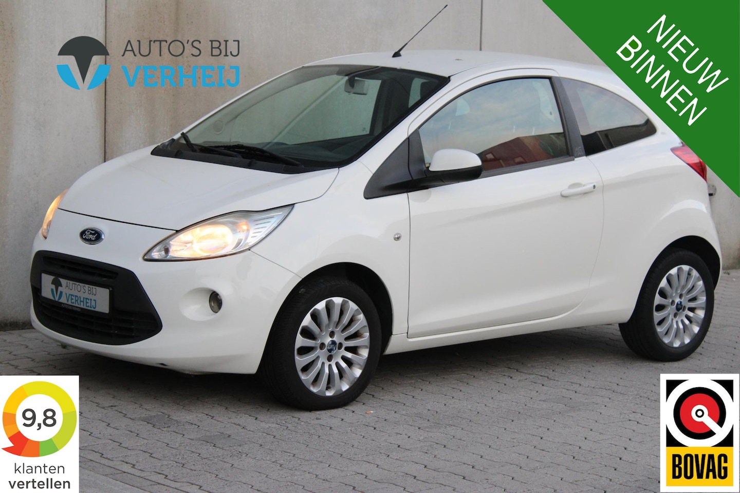 Ford Ka - 1.2 Titanium / AIRCO / LICHTMETALEN VELGEN / WEINIG KM! - AutoWereld.nl