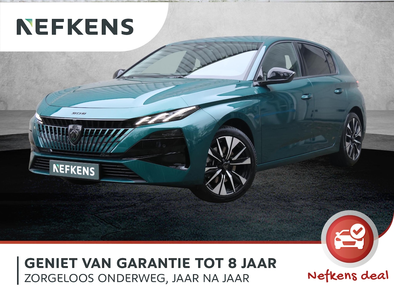 Peugeot 308 - Allure Hybrid 145 pk Automaat | Tot 8 jaar Garantie! | AGR sportstoelen | Rondom Camera | - AutoWereld.nl